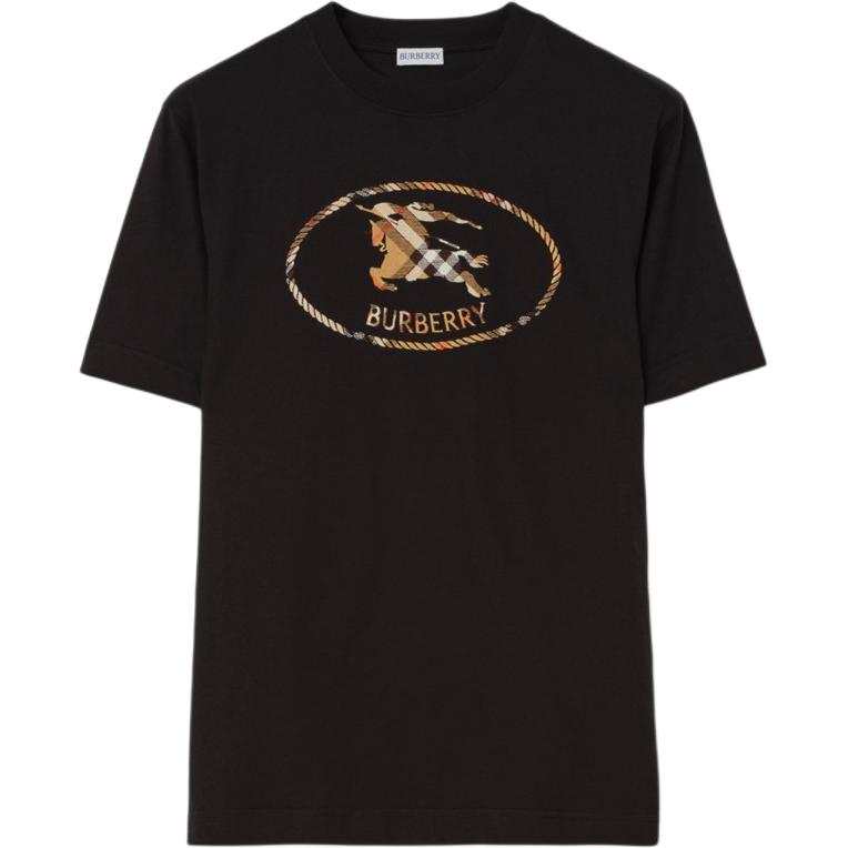 Burberry SS26 T Shirt Slim Fit Men's Black