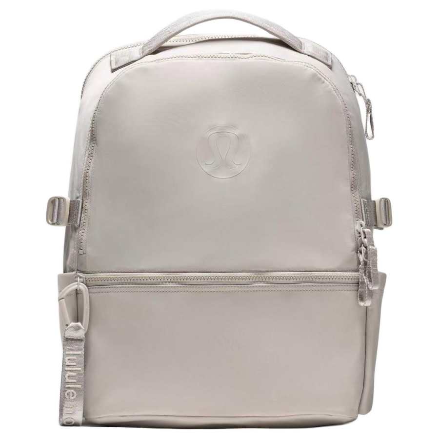 Lululemon New Crew Polyester Backpack Women's Urban Sand Brown & Quirky Khaki