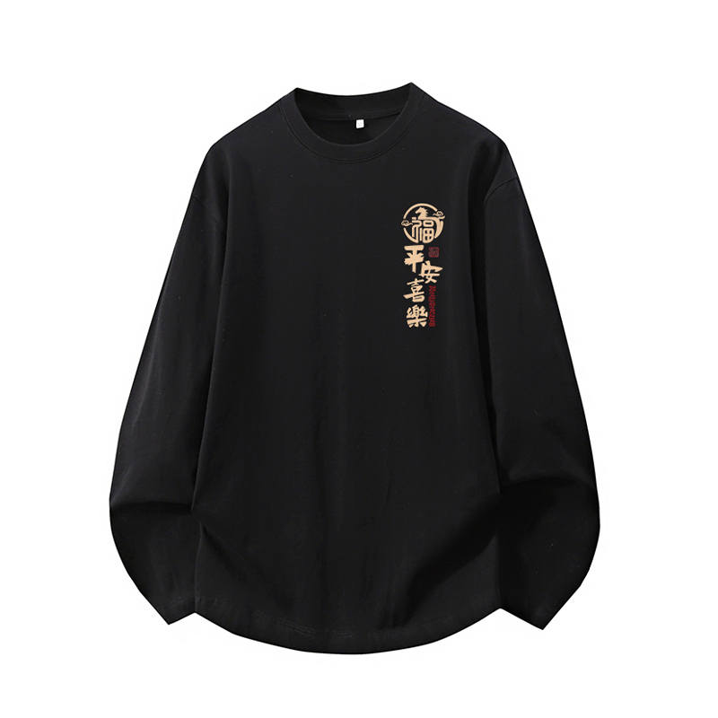 Tonlion T Shirts Unisex Crew Neck Moderate Straight Fit