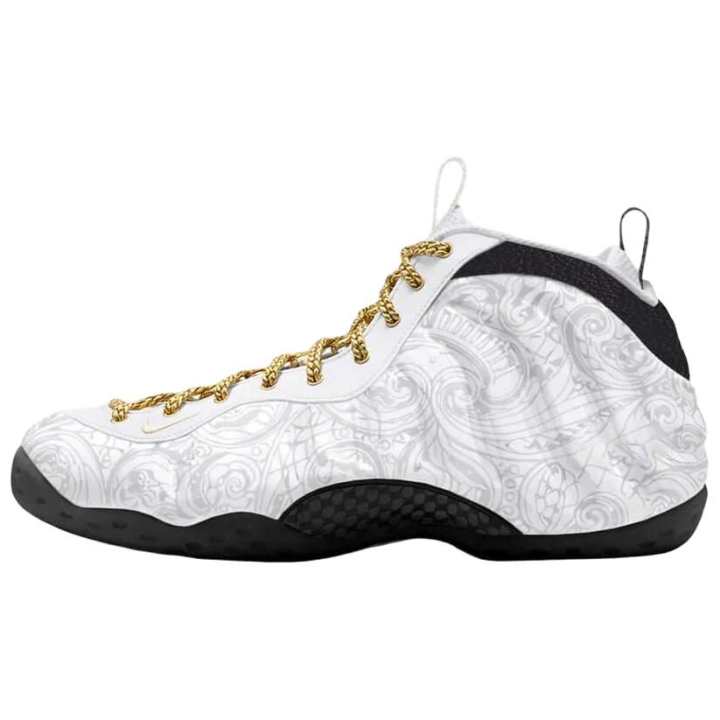Nike Nike Foamposite One Support Coverage Basketball Shoes Unisex White Black