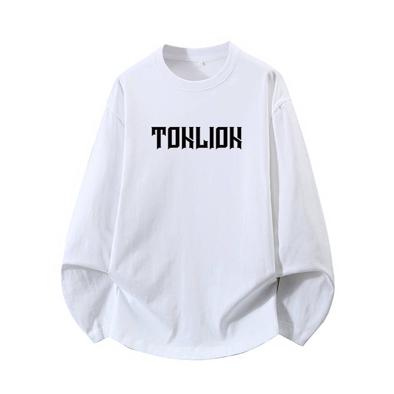Tonlion T Shirts Unisex Crew Neck Moderate Straight Fit
