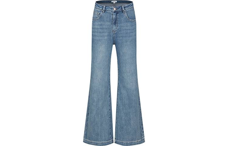 URBAN REVIVO Jeans Women's Light Blue Moderate Bootcut