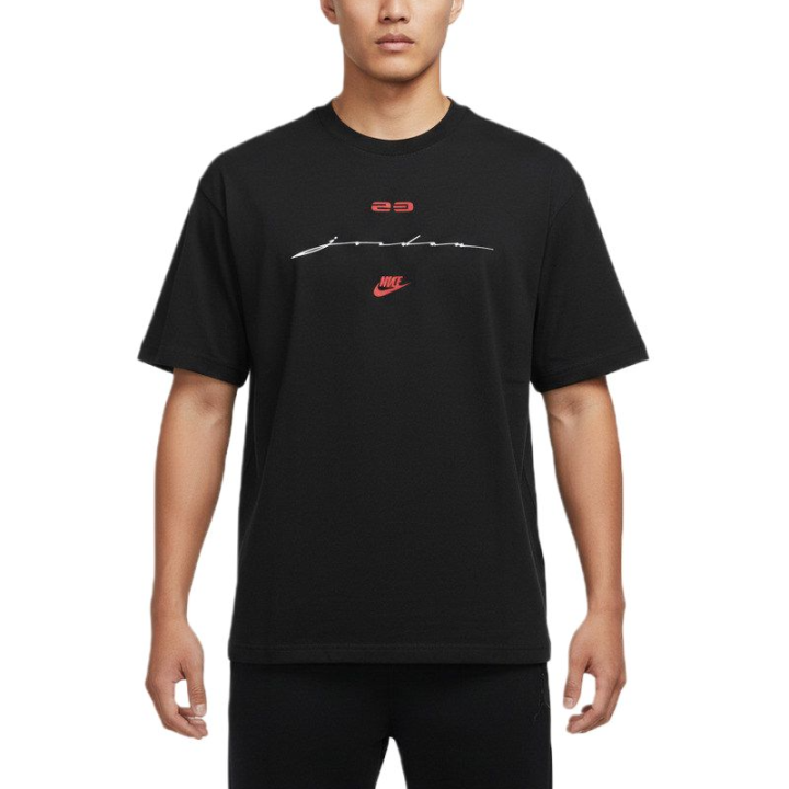 Nike Nike T Shirts Men's Black Crew Neck Moderate