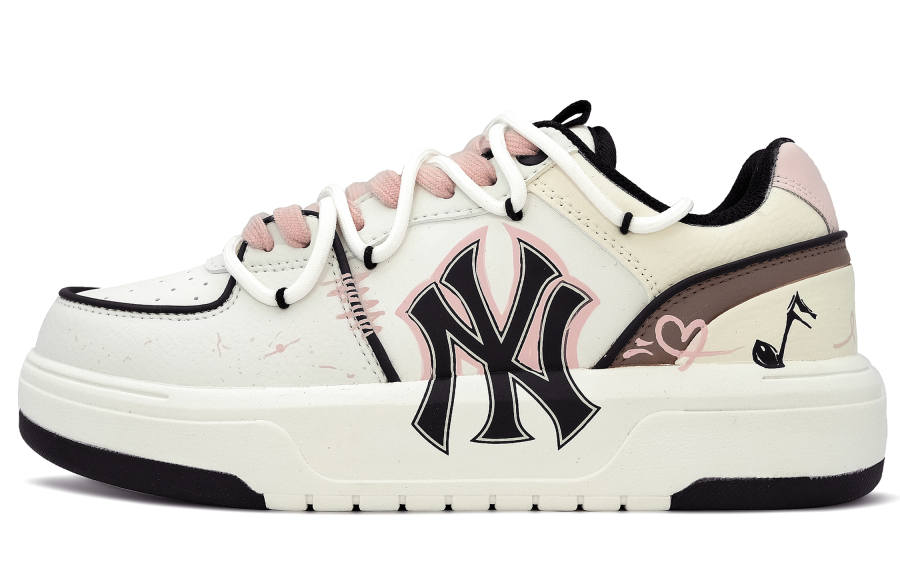 MLB Custom MLB Chunky Liner Skateboard Shoes Unisex Pink