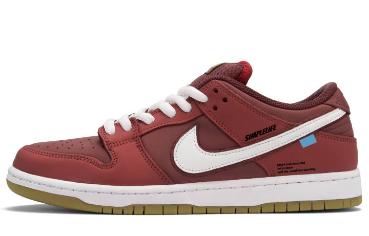 Nike Nike Dunk SB Lucky Red B Low top Skateboard Shoes Unisex Red White