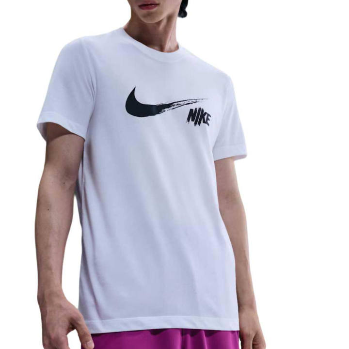 Nike Nike Dri Fit T Shirts Men's White Crew Neck
