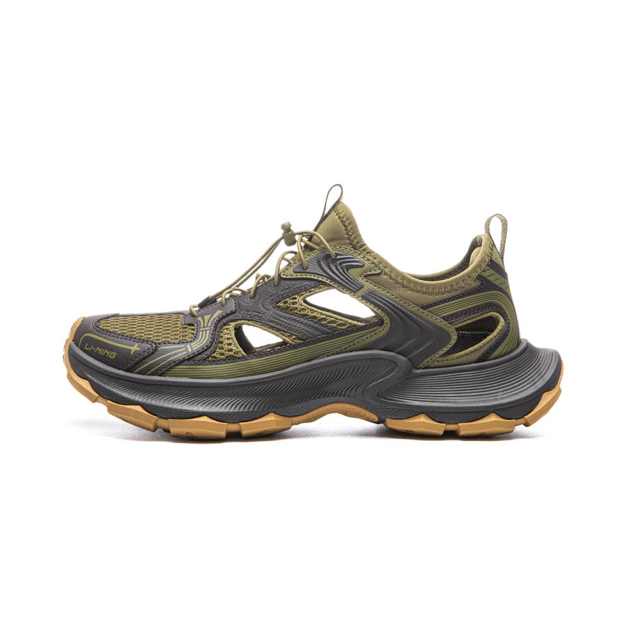 Li-Ning Li Ning Star Halo 2 Grip Rebound Cushioning River Trekking Shoes Men's Green Gray