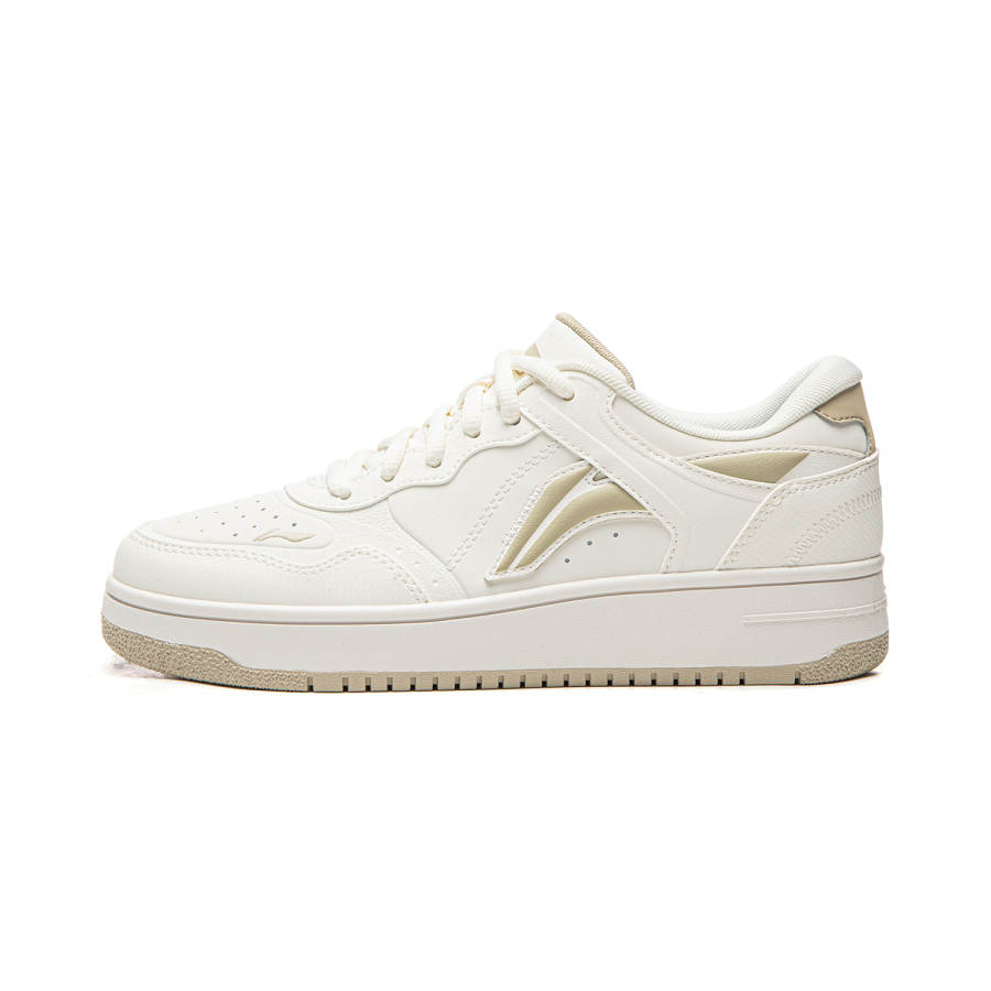 Li-Ning Li Ning Tianji Cushioning Low top Skateboard Shoes Women's White Gray