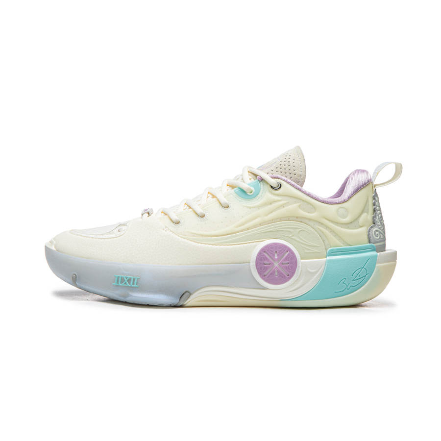 Li-Ning Li Ning WOW12 Low top Basketball Shoes Men's Ecru