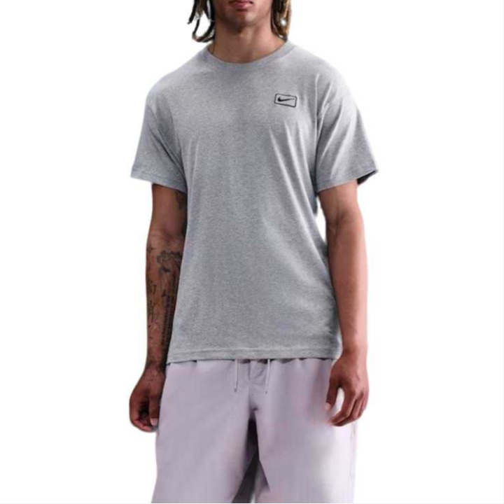 Nike Nike Sportswear T Shirts Men's Dark Gray Mixed Color Crew Neck
