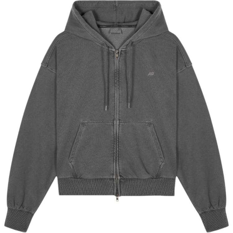 New Balance New Balance Sweatshirts Women's Charcoal Gray Hooded Moderate Cardigan