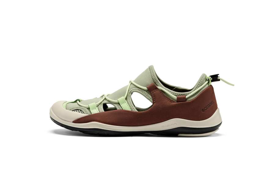 Ecco SS26 BIOM LITE TR Collection Cow Leather Low top Casual Shoes Women's Green 840153