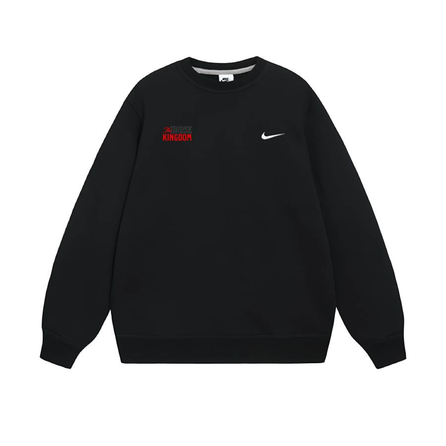 Nike Nike Club Sweatshirts Unisex Black Crew Neck Moderate Regular