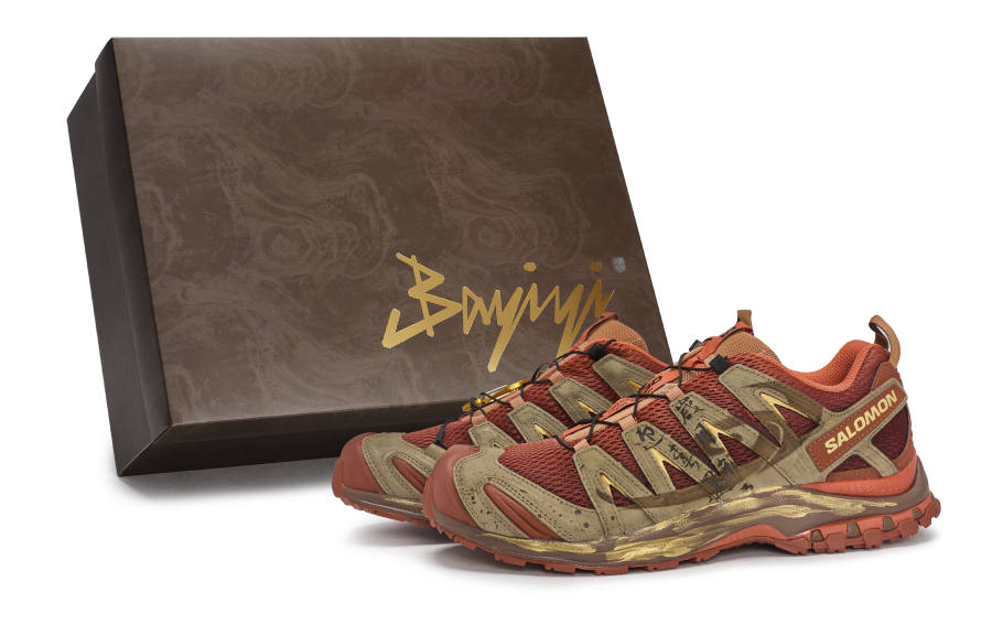 SALOMON XA PRO 3D Low top Running Shoes Unisex Red Gold