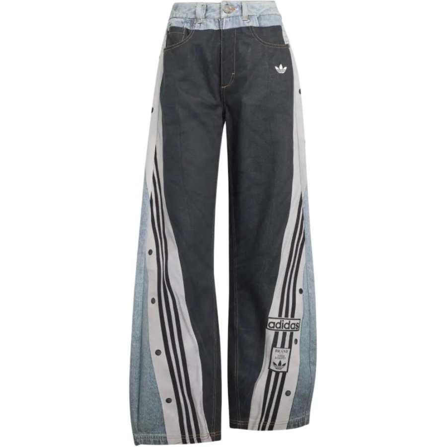Adidas Originals Adibreak buttoned striped jeans