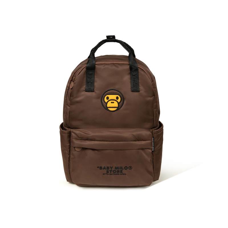 BABY MILO STORE BY A BATHING APE Fabric Backpack Regular Unisex Brown