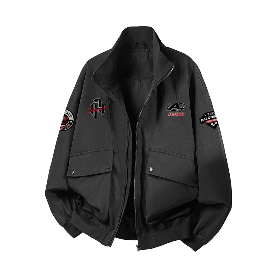 PAL ONGACO Jackets Unisex Stand Collar Moderate