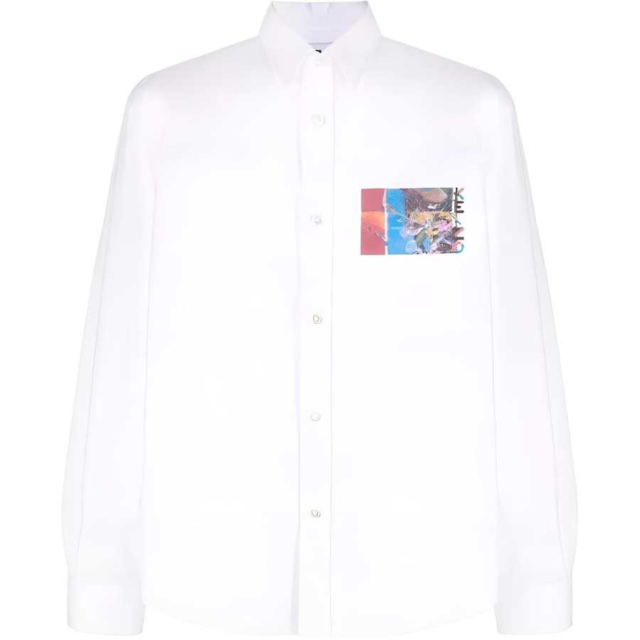KENZO KENZO Graphic Printed Long-Sleeved Shirt