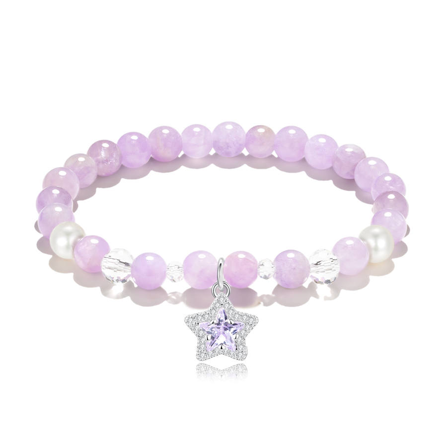 Barbie Barbie Amethyst Beaded Bracelets Women's