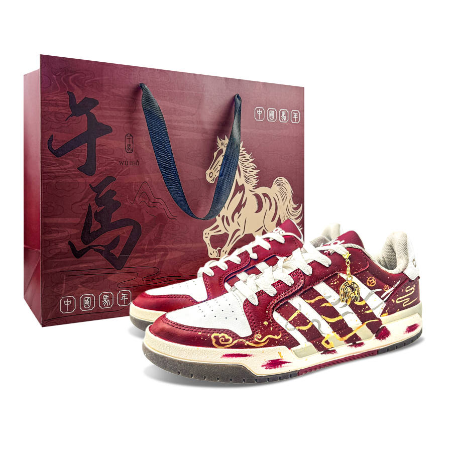 Adidas Neo Entrap Abrasion Resistant Low top Skateboard Shoes Unisex White Red