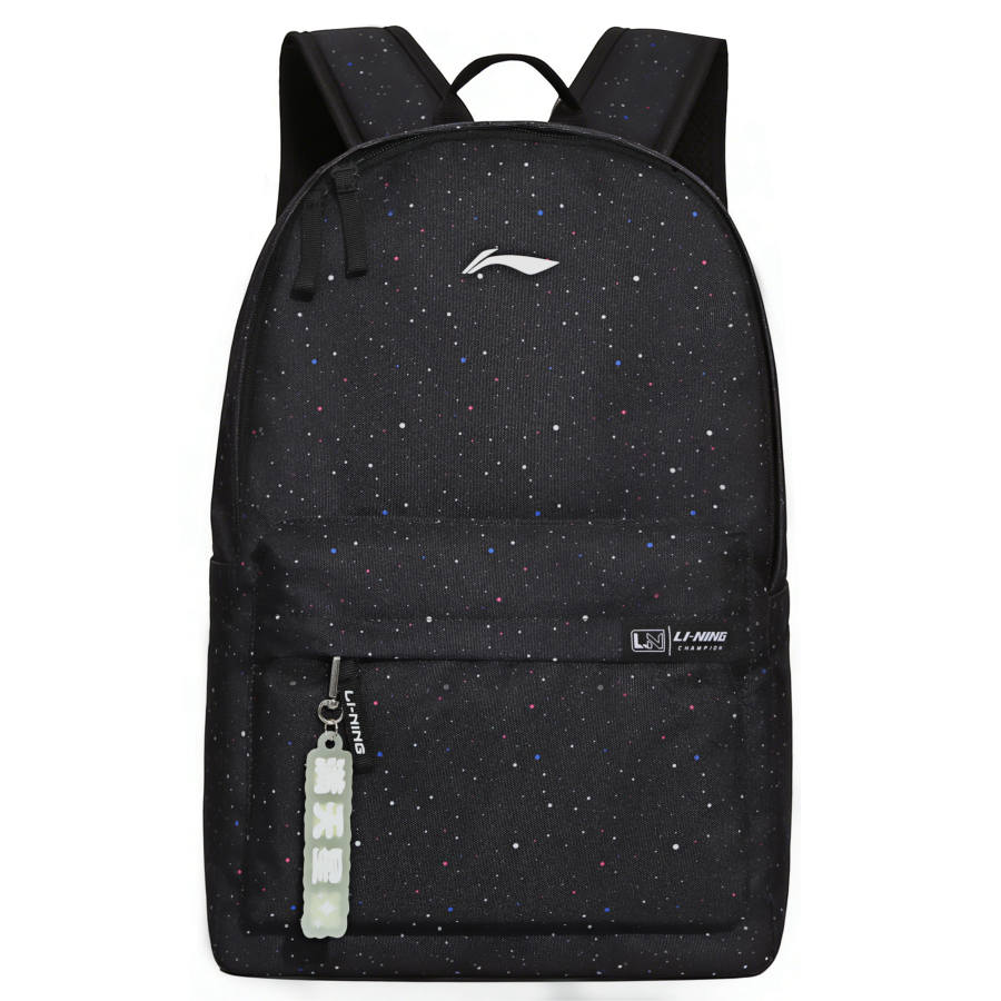 Li-Ning Li Ning Polyester Backpack Regular Unisex Black