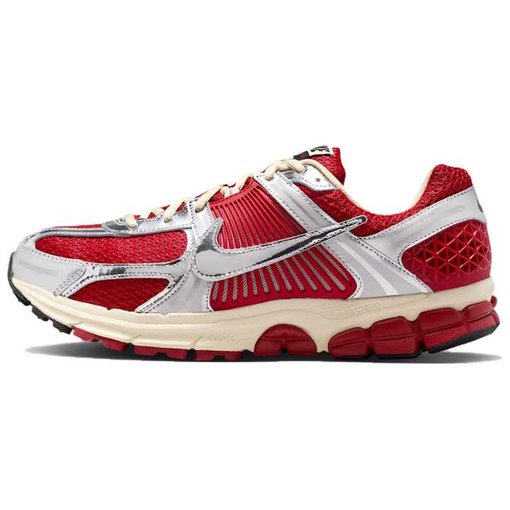 Nike Nike Zoom Vomero 5 Low top Running Shoes Men's Red Silver