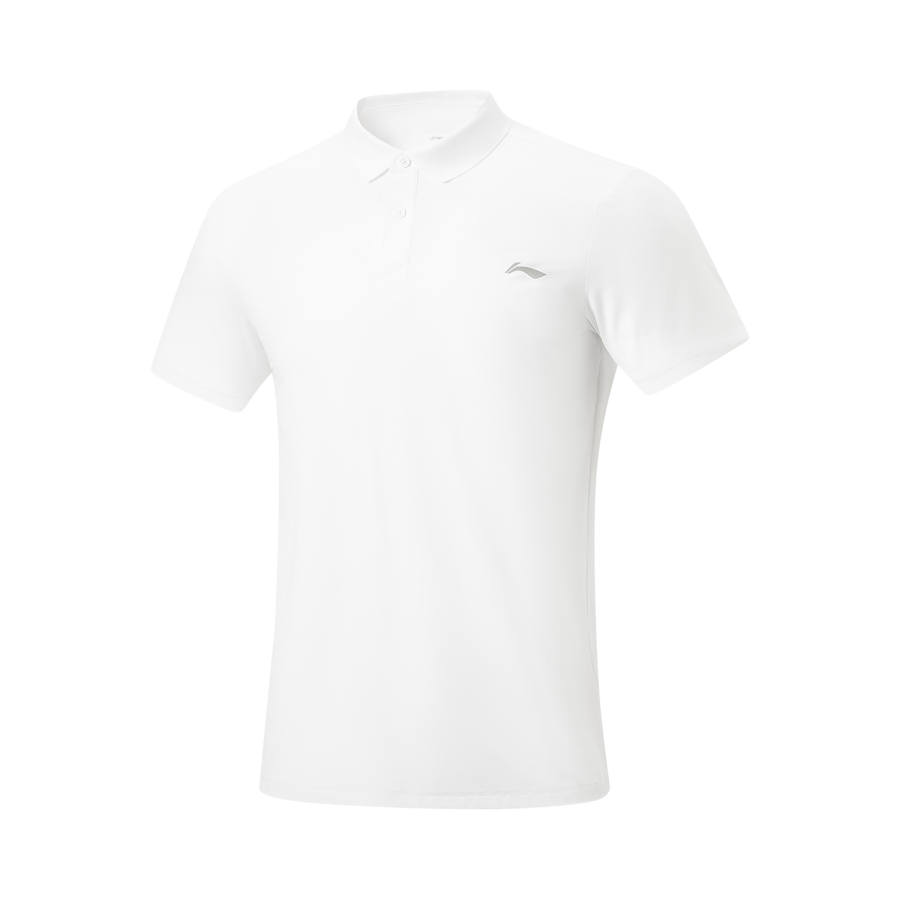 Li-Ning Li Ning Fitness Series Polo Shirt Men's White