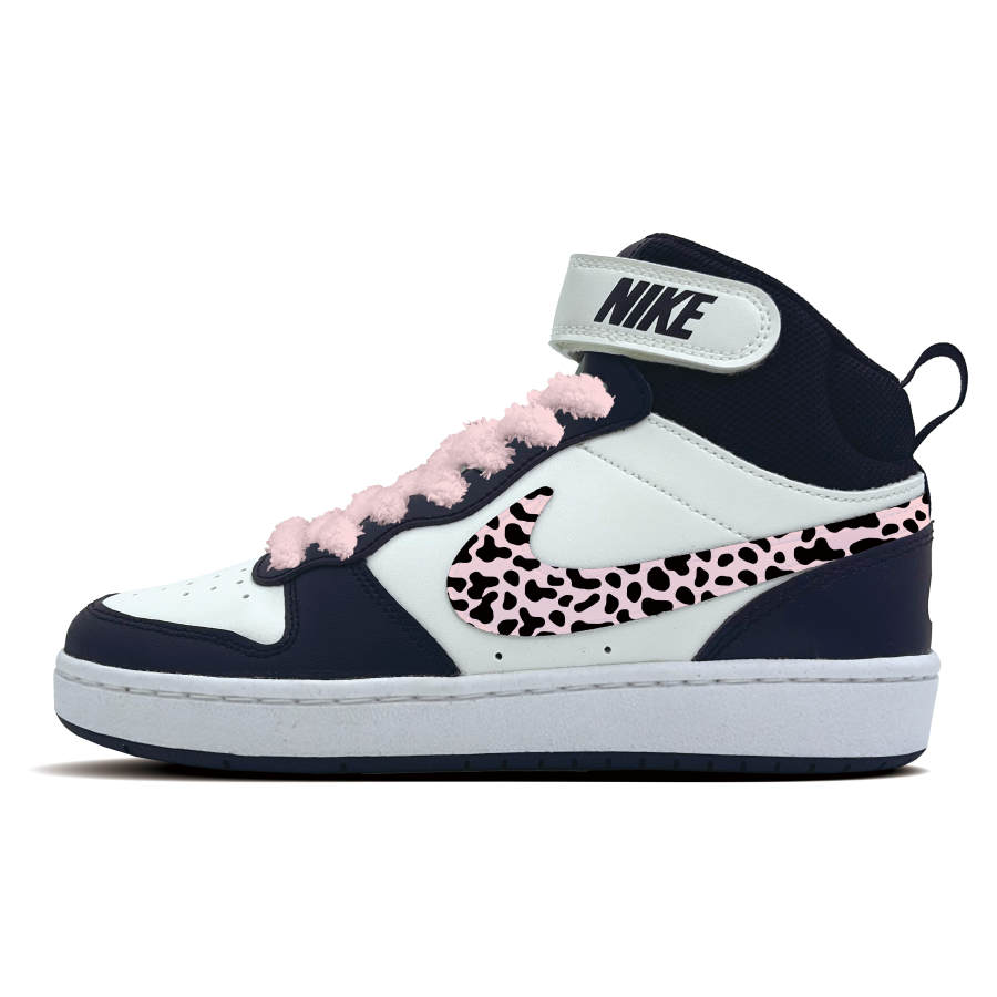 Nike Nike Court Borough 2 Cute Fleece Leather Abrasion Resistant Slip Resistant Abrasion Resistant Slip Resistant High top