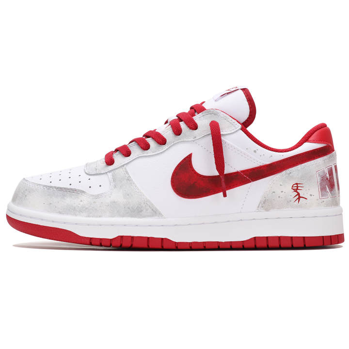 Nike Nike Big Low top Skateboard Shoes Men's Red White