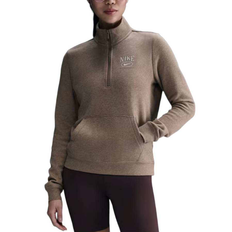 Nike Nike Sportswear Club Fleece Women's Mock-Neck 1/2-Zip Graphic Top