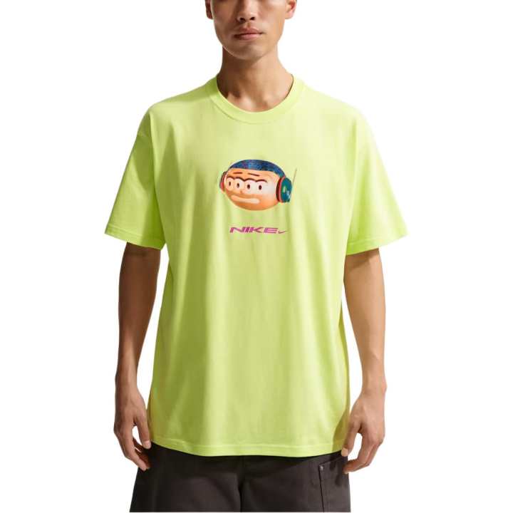 Nike Nike T Shirts Men's Yellow Crew Neck