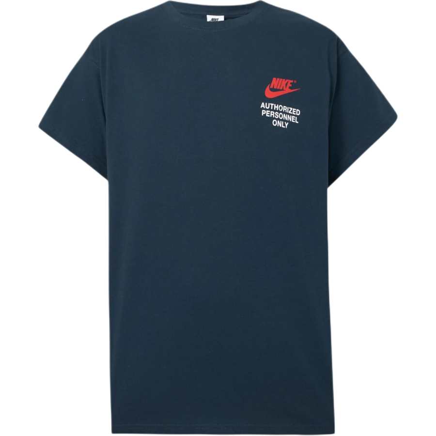 Nike Nike Sportswear T Shirts Men's Marine Blue Crew Neck