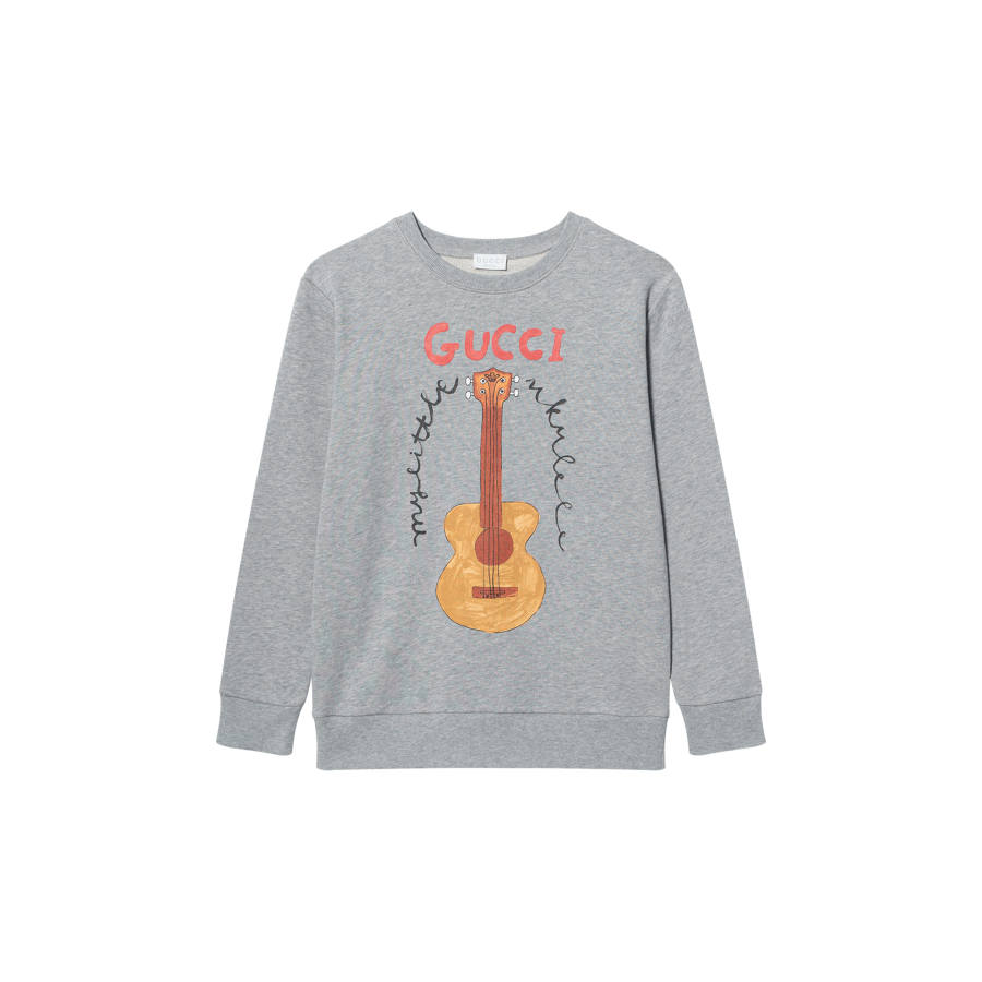 GUCCI GUCCI Sweatshirt Light Gray Kids'