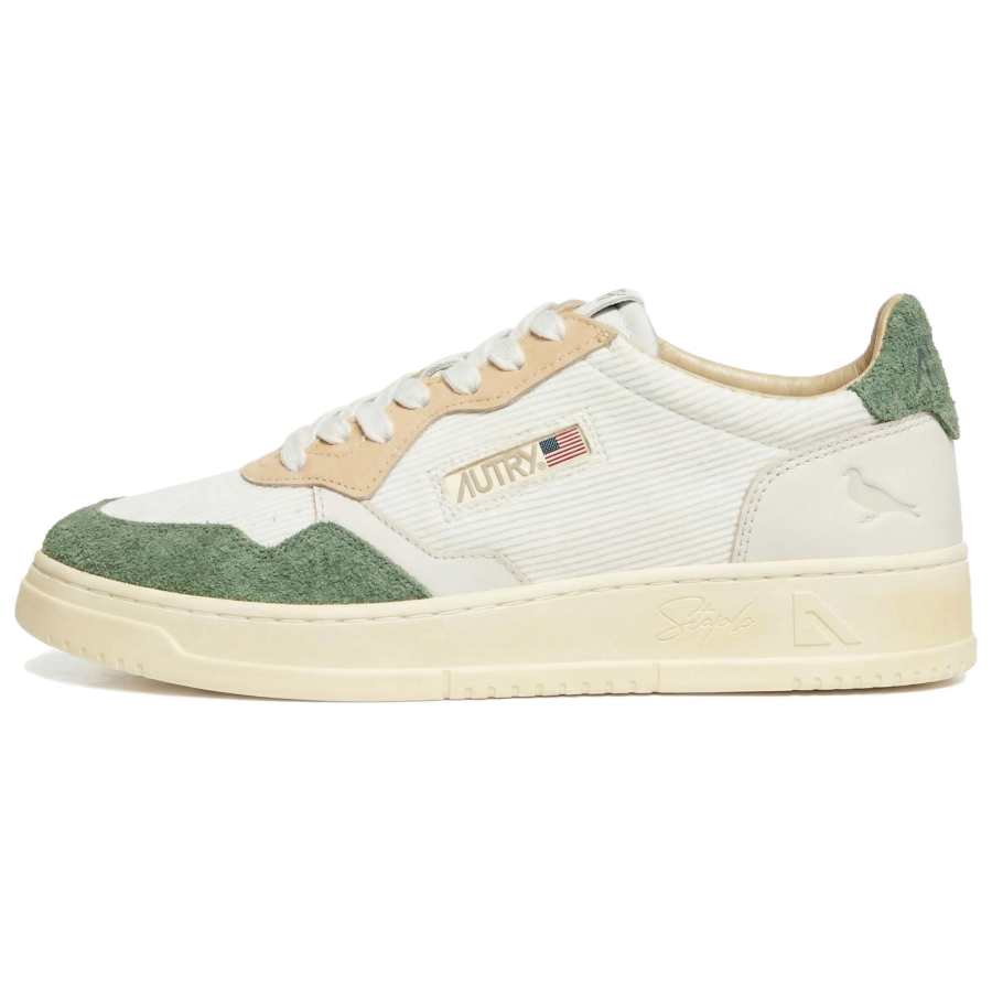 AUTRY AUTRY Leather Low top Skateboard Shoes Men's White