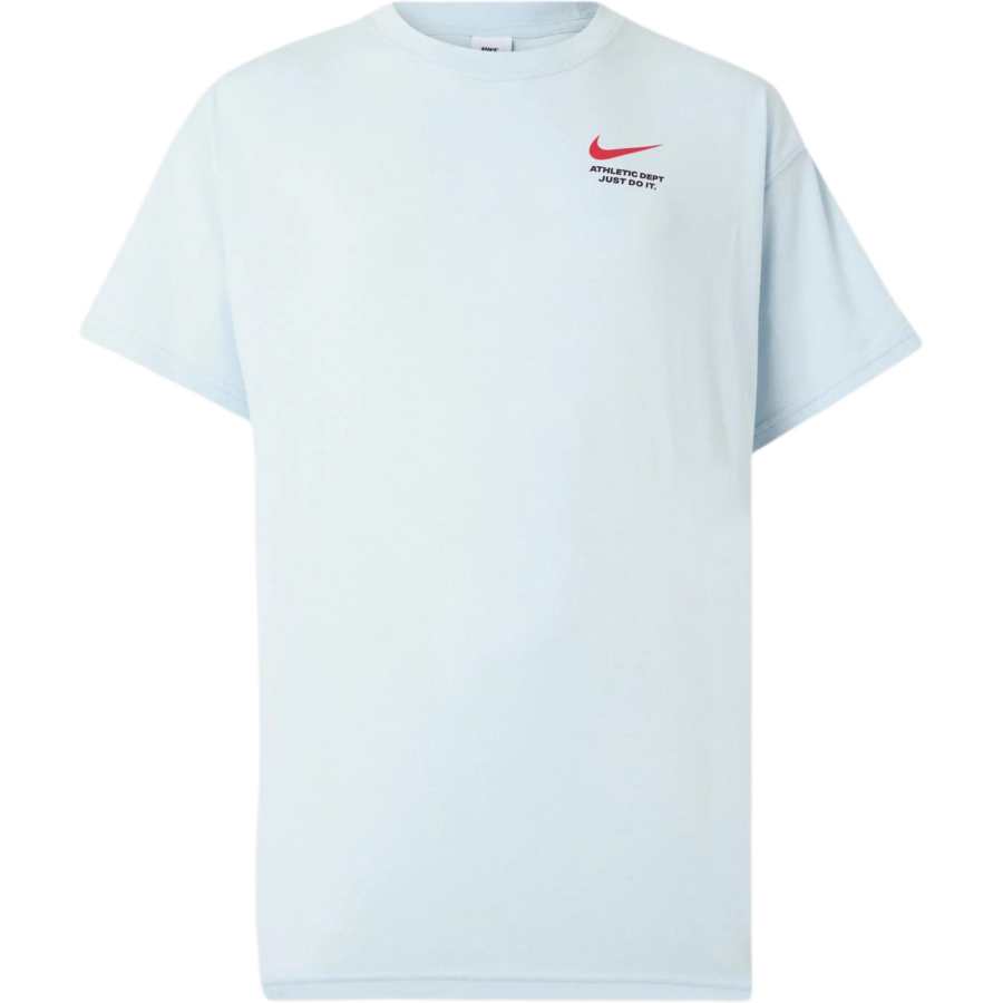 Nike Nike Sportswear T Shirts Men's Sky Blue Crew Neck