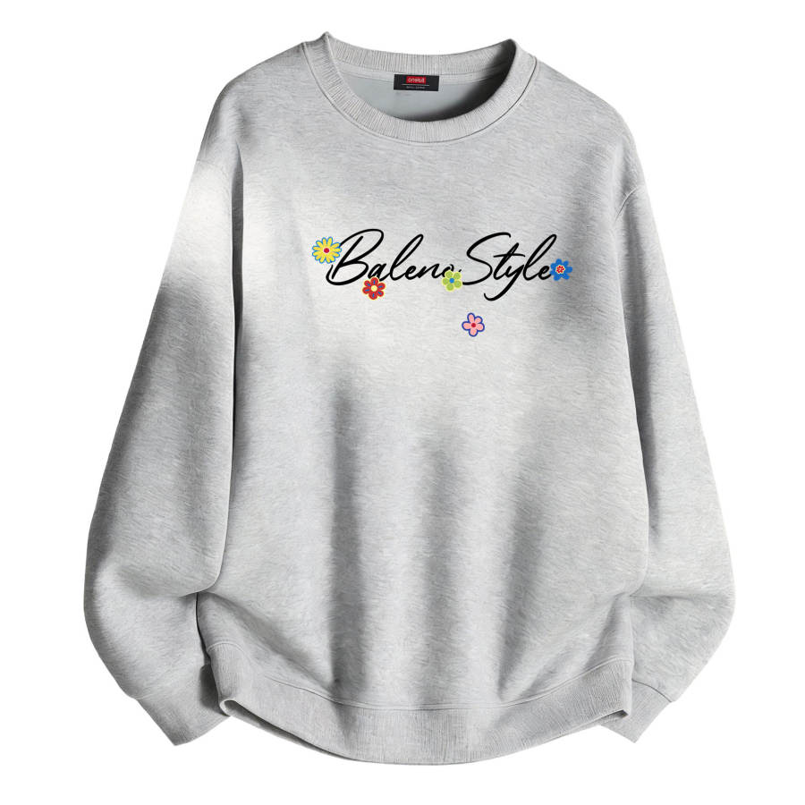 BALENO Sweatshirts Women's Crew Neck Moderate Heavyweight