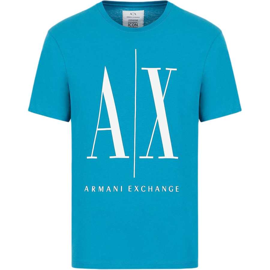 ARMANI EXCHANGE ARMANI EXCHANGEAE T Shirt Men's Aqua Blue