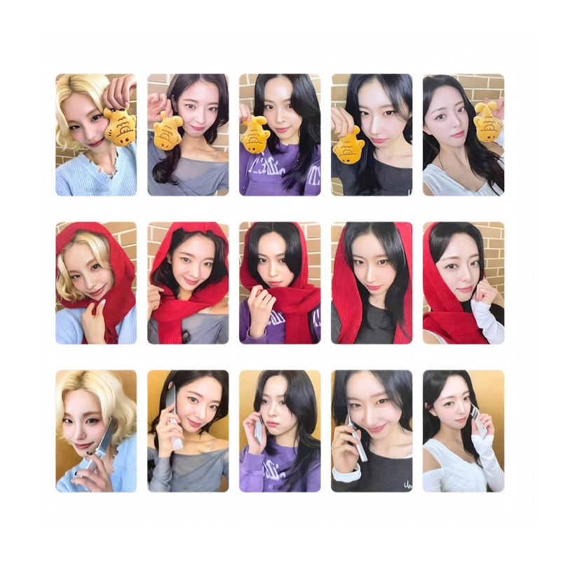 JYP ENTERTAINMENT ITZY TUNNEL VISION Mini11 Sw Photocards Single Card/One Click Full Set Purchase