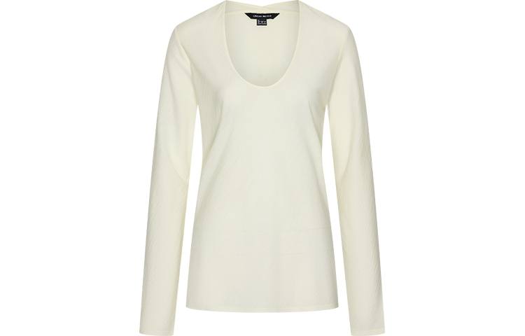 URBAN REVIVO T Shirts Women's Ecru Moderate