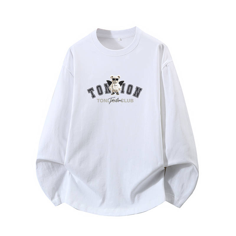 Tonlion T Shirts Unisex Crew Neck Moderate Straight Fit