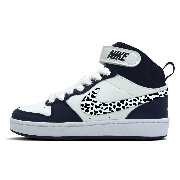 Nike Nike Court Borough 2 Trendy White Leather Abrasion Resistant Slip Resistant Abrasion Resistant Slip Resistant High top