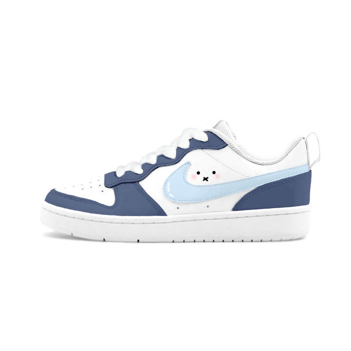 Nike Nike Court Borough Big Fish Manufacturing, Good Rabbit Leather Abrasion Resistant Breathable Low top Skateboard Shoes