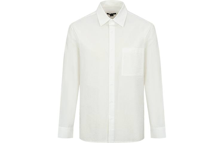 URBAN REVIVO Shirts Men's Lapel Thin Shirt