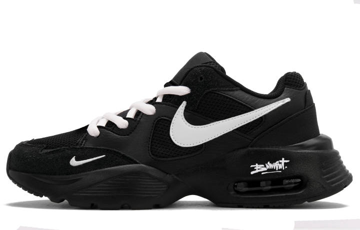 Nike Nike Air Max Fusion Low top Running Shoes Unisex Black White