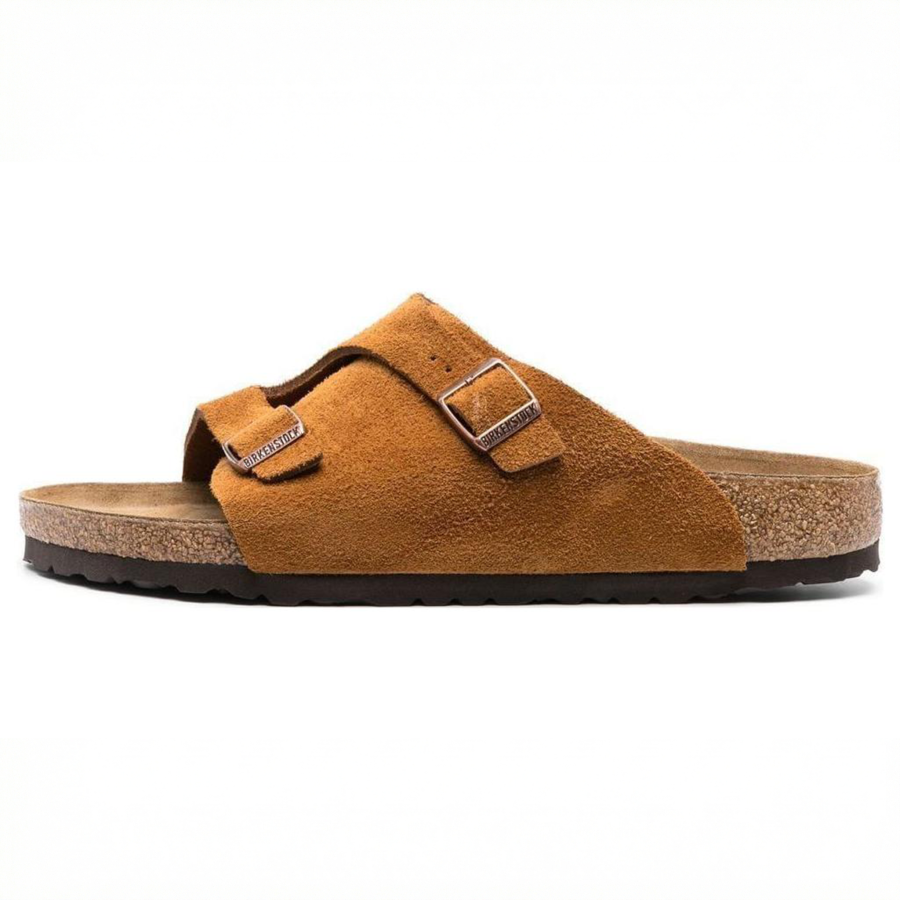 Birkenstock Zurich Slide Slippers Unisex Camel Brown