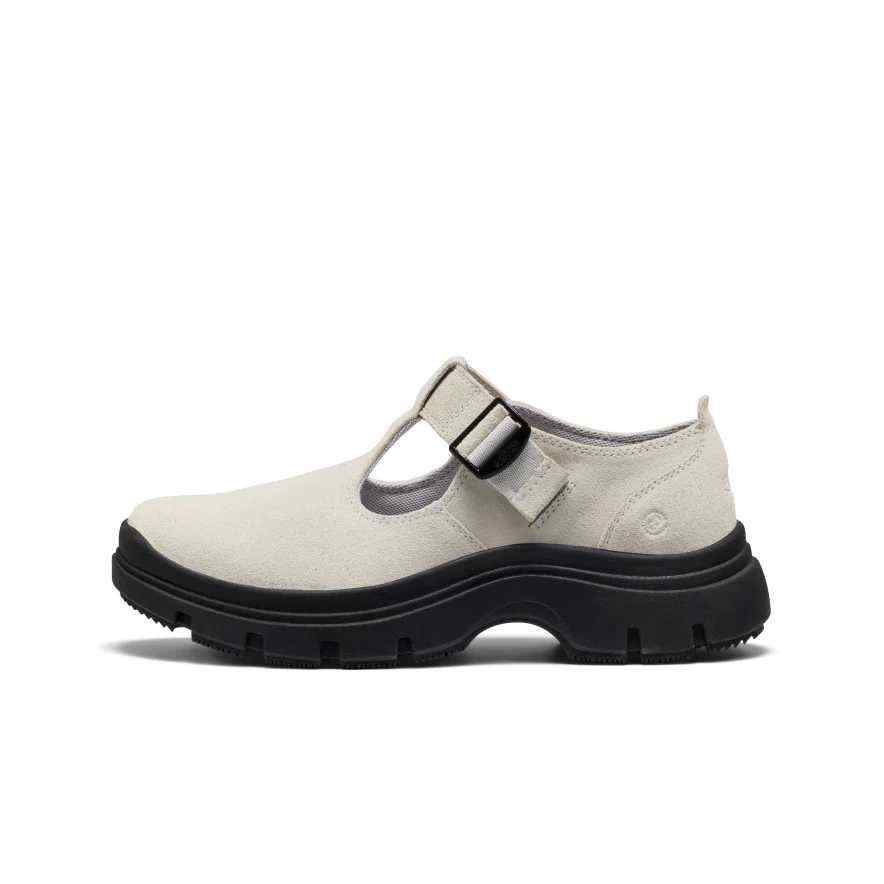 Keen Kosa Leather Platform Mary Jane Shoes Medium Heel 3 5cm Women's