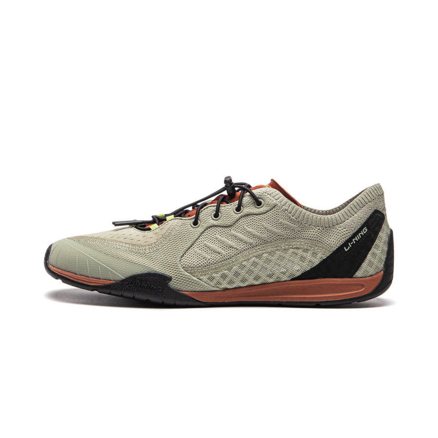 Li-Ning Li Ning Film Fufeng Slip Resistant, Abrasion Resistant, Lightweight Low top Casual Shoes Men's Celadon