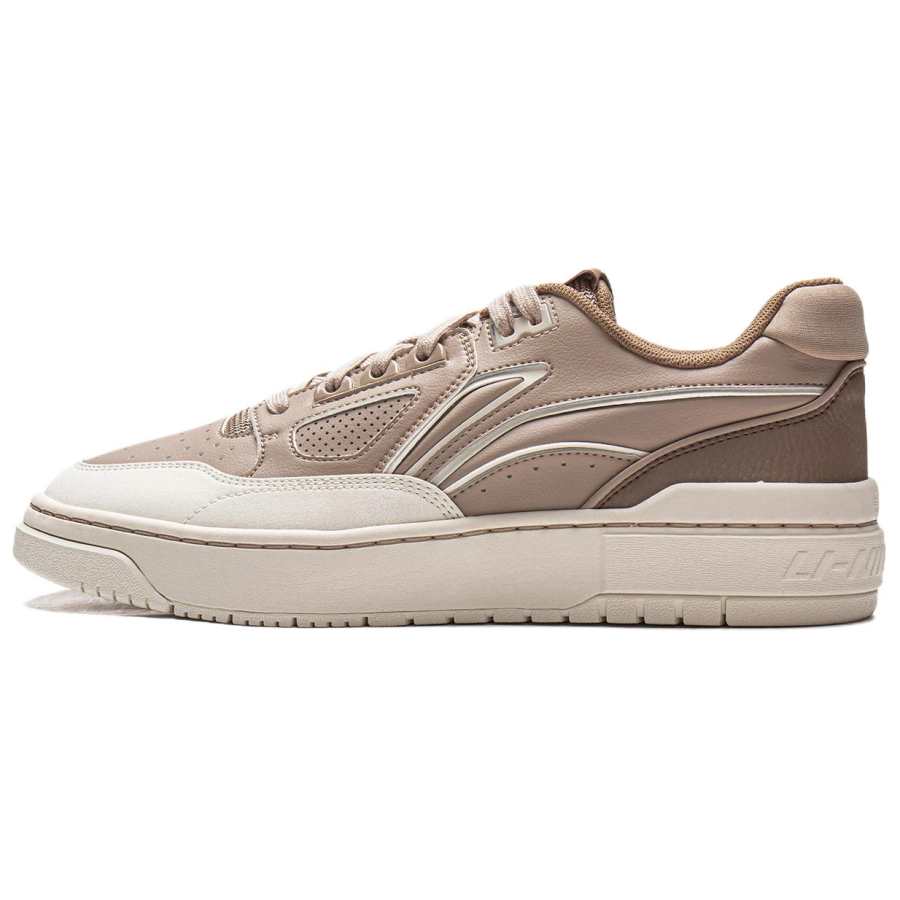Li-Ning Li Ning BADFIVE Rising Stars 2 Abrasion Resistant Breathable Low top Basketball Shoes Unisex Umber