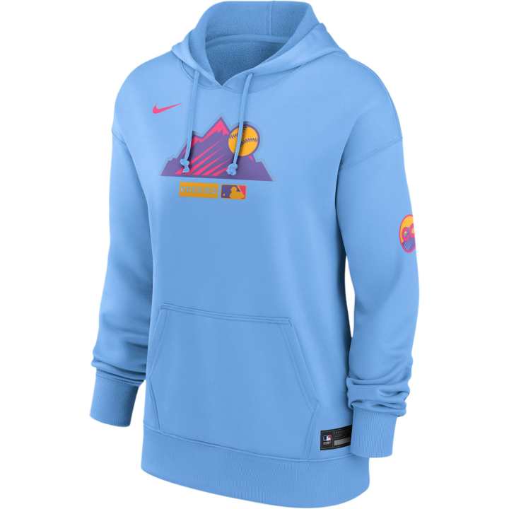 Nike Nike Colorado Rockies Authentic Collection City Connect Women's Nike Therma Mlb Pullover Hoodie