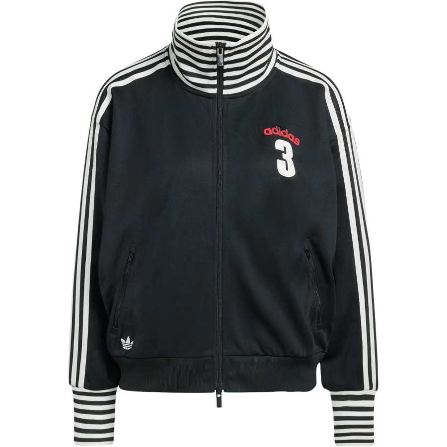 Adidas Originals striped zip knitwear